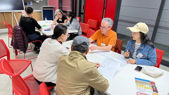 Term 2 English Corner — small-group conversation practice