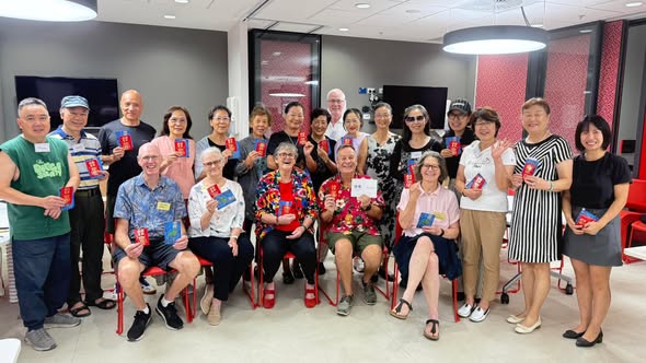 Special English Corner session with Clr Patricia Prociv at Wentworth Point
