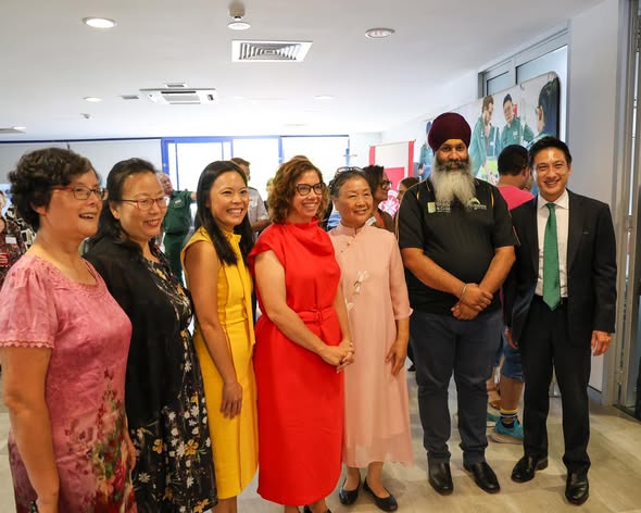 SOPMCA representatives with Minister Amanda Rishworth and community leaders