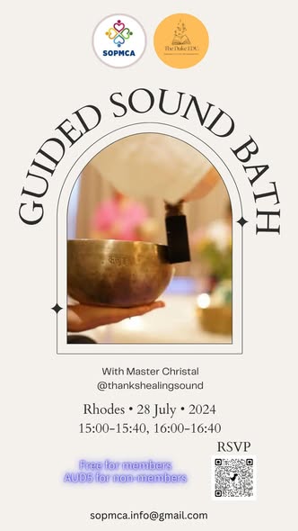 Guided Sound Bath 颂钵疗愈 — with Master Christal — photo 2